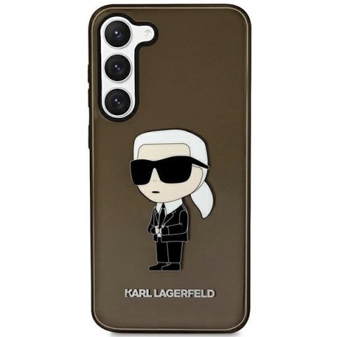 Etui Karl Lagerfeld Ikonik Karl na Samsung Galaxy S23 - czarne