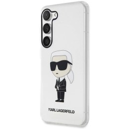 Etui Karl Lagerfeld Ikonik Karl na Samsung Galaxy S23+ - przezroczyste