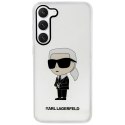 Etui Karl Lagerfeld Ikonik Karl na Samsung Galaxy S23+ - przezroczyste