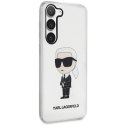 Etui Karl Lagerfeld Ikonik Karl na Samsung Galaxy S23+ - przezroczyste