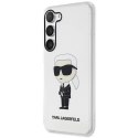 Etui Karl Lagerfeld Ikonik Karl na Samsung Galaxy S23 - przezroczyste