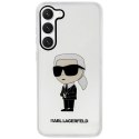 Etui Karl Lagerfeld Ikonik Karl na Samsung Galaxy S23 - przezroczyste