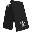 Etui Adidas OR Booklet Case NEW BASIC na iPhone 6 / 6S / 7 / 8 / SE 2020 / SE 2022 - czarno-białe