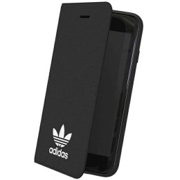 Etui Adidas OR Booklet Case NEW BASIC na iPhone 6 / 6S / 7 / 8 / SE 2020 / SE 2022 - czarno-białe