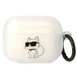 Etui Karl Lagerfeld Ikonik Choupette na AirPods Pro - przezroczyste