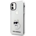 Etui Karl Lagerfeld Ikonik Choupette na iPhone 11 / Xr - przezroczyste