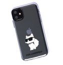 Etui Karl Lagerfeld Ikonik Choupette na iPhone 11 / Xr - przezroczyste