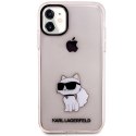 Etui Karl Lagerfeld Ikonik Choupette na iPhone 11 / Xr - różowe