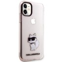 Etui Karl Lagerfeld Ikonik Choupette na iPhone 11 / Xr - różowe