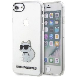 Etui Karl Lagerfeld Ikonik Choupette na iPhone 7 / 8 / SE 2020 / SE 2022 - przezroczyste