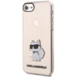 Etui Karl Lagerfeld Ikonik Choupette na iPhone 7 / 8 / SE 2020 / SE 2022 - różowe