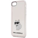 Etui Karl Lagerfeld Ikonik Choupette na iPhone 7 / 8 / SE 2020 / SE 2022 - różowe