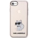 Etui Karl Lagerfeld Ikonik Choupette na iPhone 7 / 8 / SE 2020 / SE 2022 - różowe