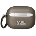 Etui Karl Lagerfeld Karl's Head na AirPods Pro 2 - czarne