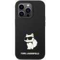 Etui Karl Lagerfeld Silicone Choupette MagSafe na iPhone 14 Pro Max - czarne