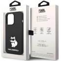 Etui Karl Lagerfeld Silicone Choupette MagSafe na iPhone 14 Pro Max - czarne