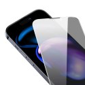 Baseus Privacy szkło hartowane do iPhone 14 Pro na cały ekran 0.4mm prywatyzujące filtr Anti Spy + zestaw montażowy