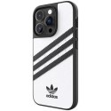 Etui Adidas OR Moulded Case PU na iPhone 14 Pro - biało-czarne