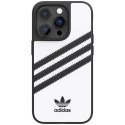 Etui Adidas OR Moulded Case PU na iPhone 14 Pro - biało-czarne