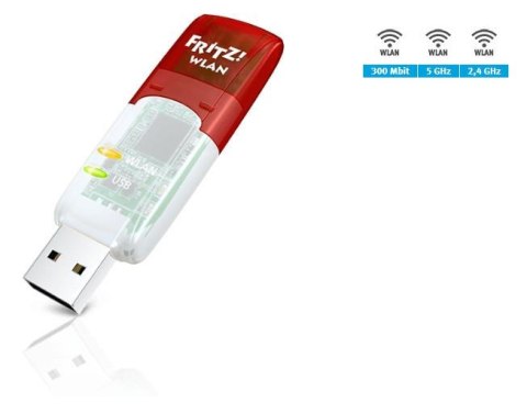 AVM Karta sieciowa Wi-Fi FRITZ! WLAN USB Stick N v2.0 Dualband