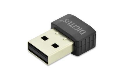 Digitus Karta sieciowa mini DIGITUS DN-70565 WiFi AC600 USB2.0