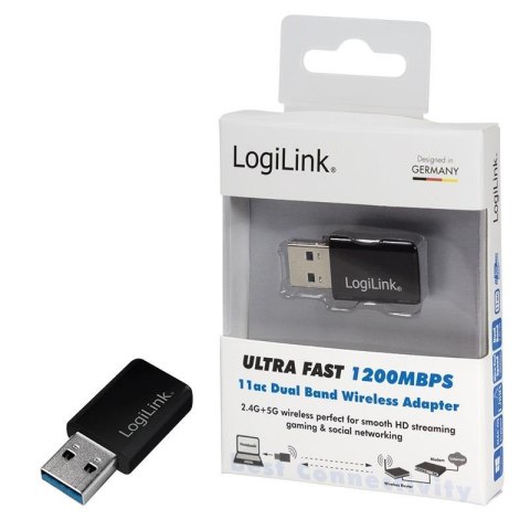 LogiLink Karta sieciowa USB LogiLink WL0243 dwupasmowa, USB3.0, Ultra Fast