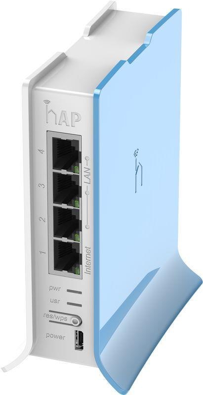 MIKRO TIK Access Point MikroTik hAP lite (650MHz CPU) 32MB RAM, 4x LAN, 2.4GHz 802.11b/g/n, RouterOS L4