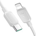 Kabel Joyroom Multi-Color Series A14 USB-C / Lightning 20W 1.2 m - biały