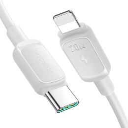 Kabel Joyroom Multi-Color Series A14 USB-C / Lightning 20W 1.2 m - biały