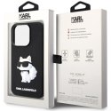 Etui Karl Lagerfeld Rubber Choupette 3D na iPhone 14 Pro Max - czarne