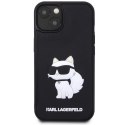 Etui Karl Lagerfeld Rubber Choupette 3D na iPhone 14 - czarne