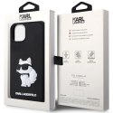 Etui Karl Lagerfeld Rubber Choupette 3D na iPhone 14 - czarne