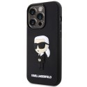 Etui Karl Lagerfeld Rubber Ikonik 3D na iPhone 14 Pro Max - czarne