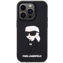 Etui Karl Lagerfeld Rubber Ikonik 3D na iPhone 14 Pro Max - czarne