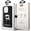 Etui Karl Lagerfeld Rubber Ikonik 3D na iPhone 14 Pro Max - czarne