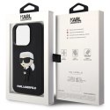 Etui Karl Lagerfeld Rubber Ikonik 3D na iPhone 14 Pro - czarne