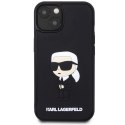 Etui Karl Lagerfeld Rubber Ikonik 3D na iPhone 14 - czarne