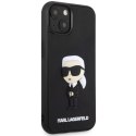 Etui Karl Lagerfeld Rubber Ikonik 3D na iPhone 14 - czarne