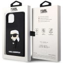 Etui Karl Lagerfeld Rubber Ikonik 3D na iPhone 14 - czarne