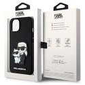 Etui Karl Lagerfeld Saffiano Karl&Choupette na iPhone 14 - czarne