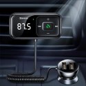 Transmiter FM bezprzewodowy Bluetooth z ładowarką Baseus S-16 (Overseas edition) - czarny