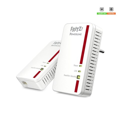 AVM Adapter FRITZ! Powerline 1000E Set 1000Mbps 1xRJ45 (2szt)