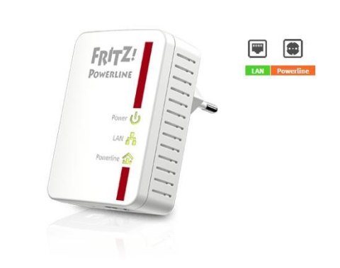 AVM Adapter FRITZ! Powerline 510E 1xRJ45 500Mbps (2szt)