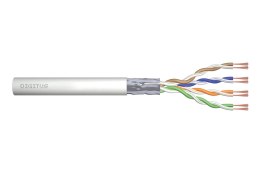 Digitus Kabel teleinformatyczny instalacyjny DIGITUS kat.5e, F/UTP, Eca, AWG 24/1, PVC, 100m, szary, karton