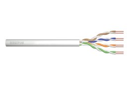 Digitus Kabel teleinformatyczny instalacyjny DIGITUS kat.5e, U/UTP, Eca, drut, AWG 24/1, PVC, 100m, szary