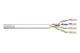 Digitus Kabel teleinformatyczny instalacyjny DIGITUS kat.5e, U/UTP, Eca, drut, AWG 24/1, PVC, 305m, szary, karton