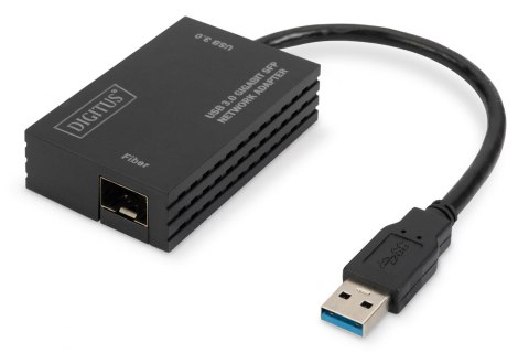 Digitus Karta sieciowa DIGITUS przewodowa USB 3.0 Typ A do SFP (Fiber) Gigabit 1000Mbps