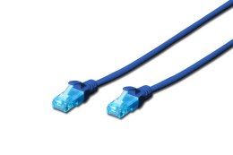 Digitus Patchcord DIGITUS UTP kat. 5e 5m PVC niebieski