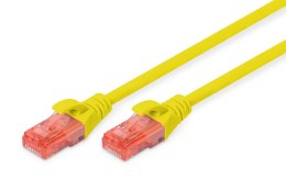 Digitus Patchcord DIGITUS UTP kat. 6 5m PVC żółty