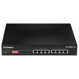 EDIMAX TECHNOLOGY Switch niezarządzalny Edimax GS-1008PL V2 8x100/1000 8xPoE+